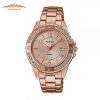 CASIO SHEEN SHE-4532PG-4AUDF - NỮ - KÍNH SAPPHIRE - DÂY KIM LOẠI - PIN - SIZE 35MM - MÁY NHẬT