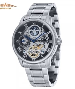 THOMAS EARNSHAW SKELETON ES-8006-11 - NAM - KÍNH KHOÁNG - DÂY KIM LOẠI - AUTOMATIC - SIZE 44MM - MÁY ANH QUỐC