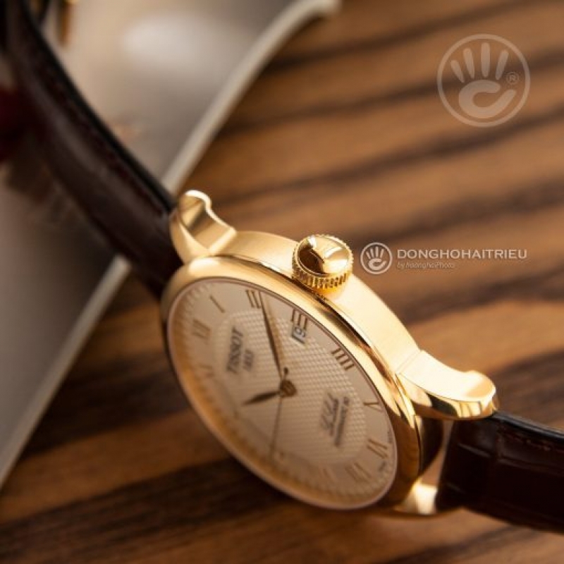 TISSOT T006.407.36.263.00 - NAM - KÍNH SAPPHIRE - DÂY DA - AUTOMATIC - SIZE 39.3MM - MÁY THỤY SỸ - Ảnh 4