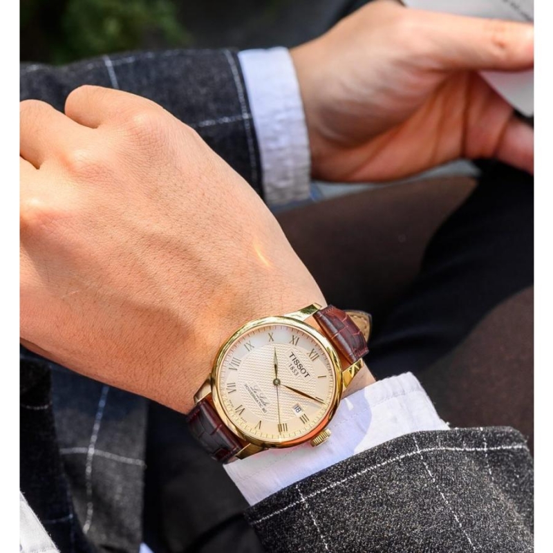 TISSOT T006.407.36.263.00 - NAM - KÍNH SAPPHIRE - DÂY DA - AUTOMATIC - SIZE 39.3MM - MÁY THỤY SỸ - Ảnh 2