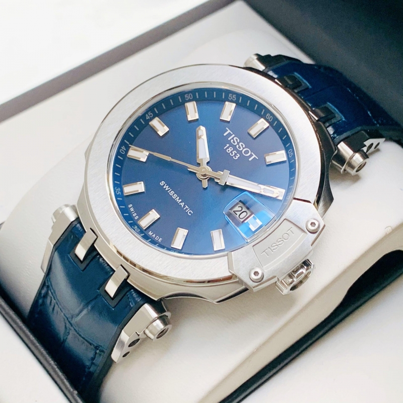 TISSOT T-RACE SWISSMATIC T115.407.17.041.00 - NAM - KÍNH SAPPHIRE - DÂY DA - AUTOMATIC - SIZE 45MM - MÁY THỤY SỸ - Ảnh 4