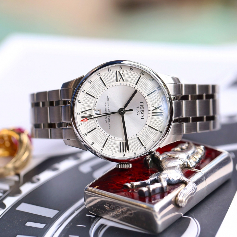 TISSOT T099.429.11.038.00 - NAM - KÍNH SAPPHIRE - DÂY KIM LOẠI - AUTOMATIC - SIZE 42MM - MÁY THỤY SỸ - Ảnh 3