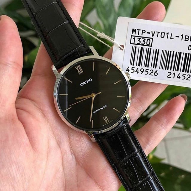 CASIO MTP-VT01L-1BUDF - NAM - KÍNH KHOÁNG - DÂY DA - PIN - SIZE 40MM - MÁY NHẬT - Ảnh 5