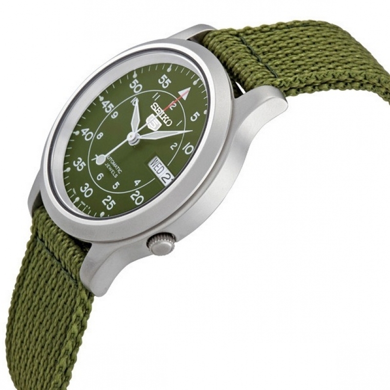 SEIKO 5 SNK805K2 - NAM - KÍNH KHOÁNG - DÂY VẢI - AUTOMATIC - SIZE 37MM - MÁY NHẬT - Ảnh 5