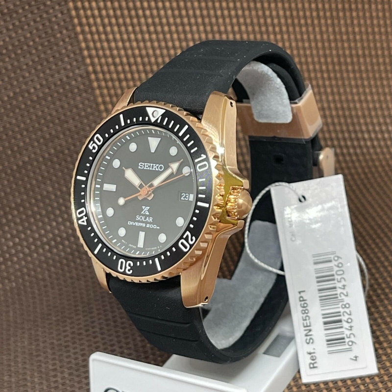 SEIKO SNE586P1 - NAM - KÍNH SAPPHIRE - DÂY CAO SU - PIN - SIZE 38.5MM - MÁY NHẬT - Ảnh 8