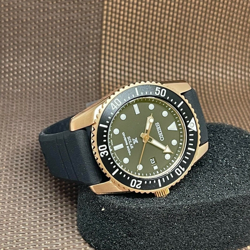 SEIKO SNE586P1 - NAM - KÍNH SAPPHIRE - DÂY CAO SU - PIN - SIZE 38.5MM - MÁY NHẬT - Ảnh 6