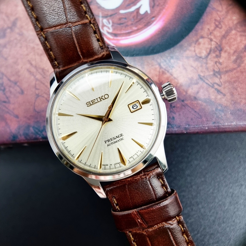 SEIKO SRPC99J1 - NAM - KÍNH KHOÁNG - DÂY DA - AUTOMATIC - SIZE 40.5MM - MÁY NHẬT - Ảnh 3