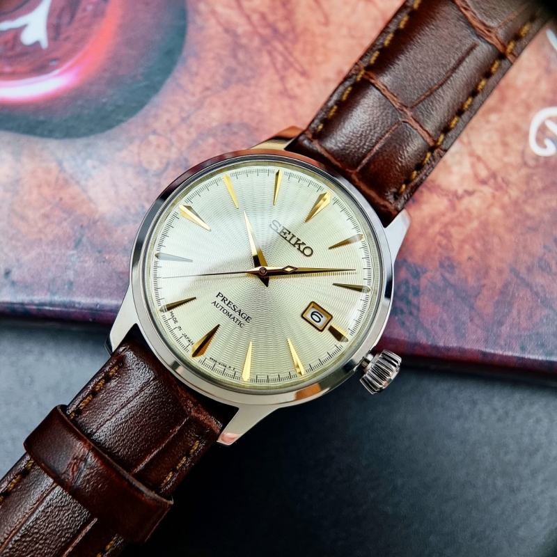 SEIKO SRPC99J1 - NAM - KÍNH KHOÁNG - DÂY DA - AUTOMATIC - SIZE 40.5MM - MÁY NHẬT - Ảnh 6