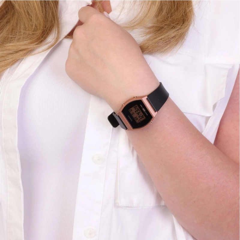 CASIO LW-204-1ADF - NỮ - KÍNH NHỰA - DÂY CAO SU - PIN - SIZE 35MM - MÁY NHẬT - Ảnh 3