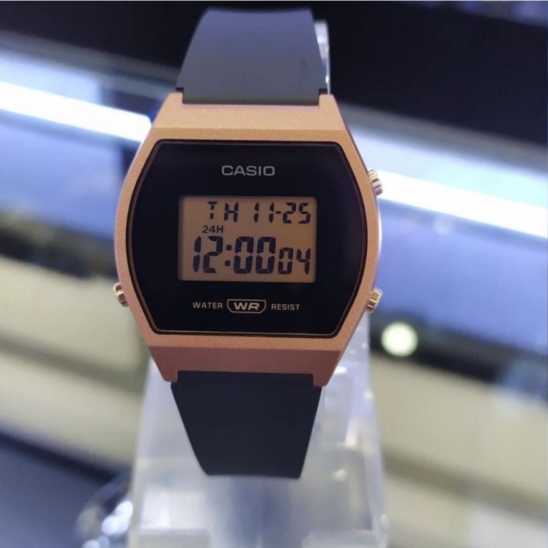 CASIO LW-204-1ADF - NỮ - KÍNH NHỰA - DÂY CAO SU - PIN - SIZE 35MM - MÁY NHẬT - Ảnh 5