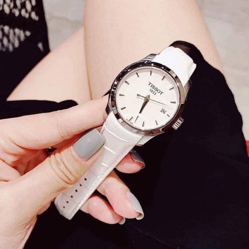 TISSOT T035.210.16.031.00 - NỮ - KÍNH SAPPHIRE - DÂY DA - PIN - SIZE 32MM - MÁY THỤY SỸ - Ảnh 5