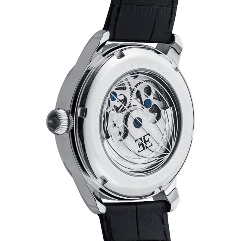 THOMAS EARNSHAW LONGITUDE SKELETON ES-8063-01 - NAM - KÍNH KHOÁNG - DÂY DA - AUTOMATIC - SIZE 44MM - MÁY ANH QUỐC - Ảnh 5