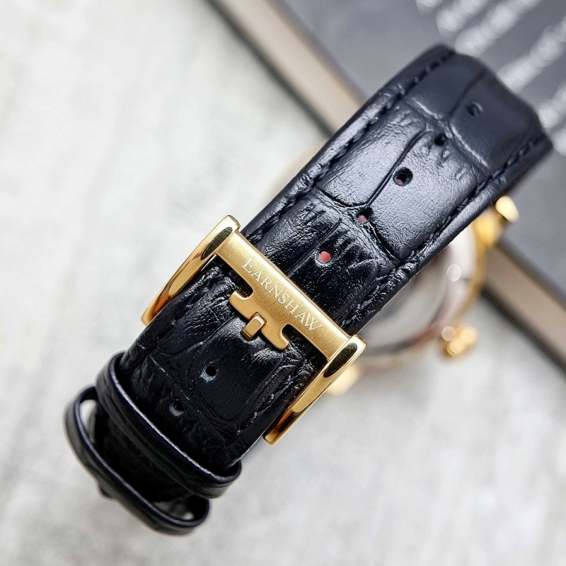 THOMAS EARNSHAW WESTMINTER ES-8095-02 - NAM - KÍNH KHOÁNG - DÂY DA - AUTOMATIC - SIZE 42MM - MÁY ANH QUỐC - Ảnh 3