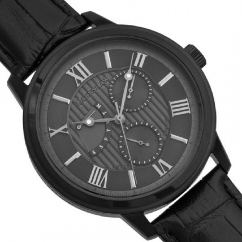 THOMAS EARNSHAW CORNWALL MULTI FUNCTION ES-8060-05 - NAM - KÍNH KHOÁNG - DÂY DA - PIN - SIZE 42MM - MÁY ANH QUỐC - Ảnh 7
