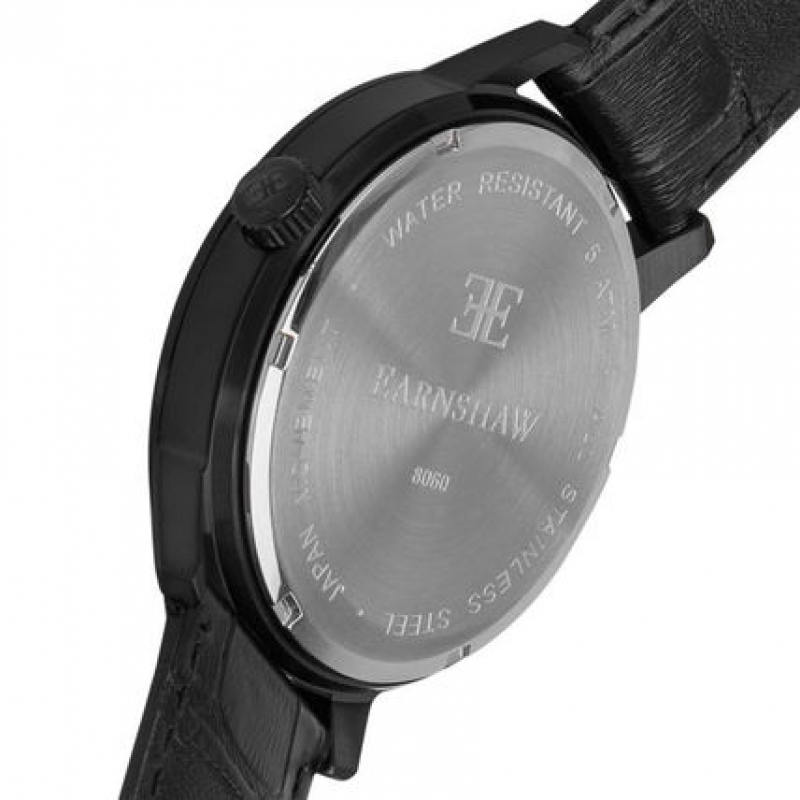 THOMAS EARNSHAW CORNWALL MULTI FUNCTION ES-8060-05 - NAM - KÍNH KHOÁNG - DÂY DA - PIN - SIZE 42MM - MÁY ANH QUỐC - Ảnh 8