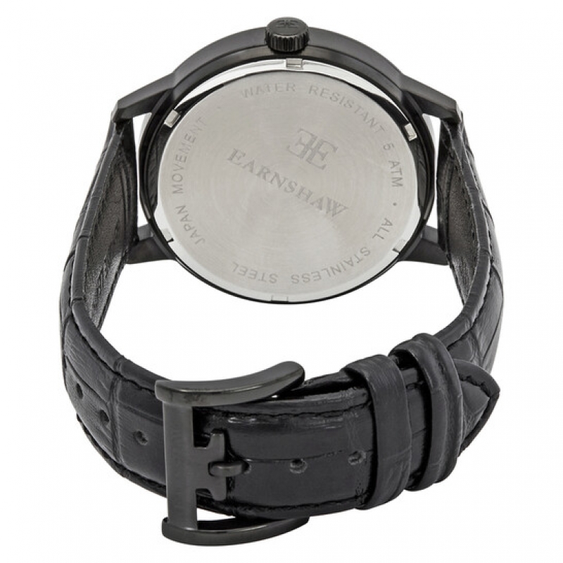 THOMAS EARNSHAW CORNWALL MULTI FUNCTION ES-8060-05 - NAM - KÍNH KHOÁNG - DÂY DA - PIN - SIZE 42MM - MÁY ANH QUỐC - Ảnh 5