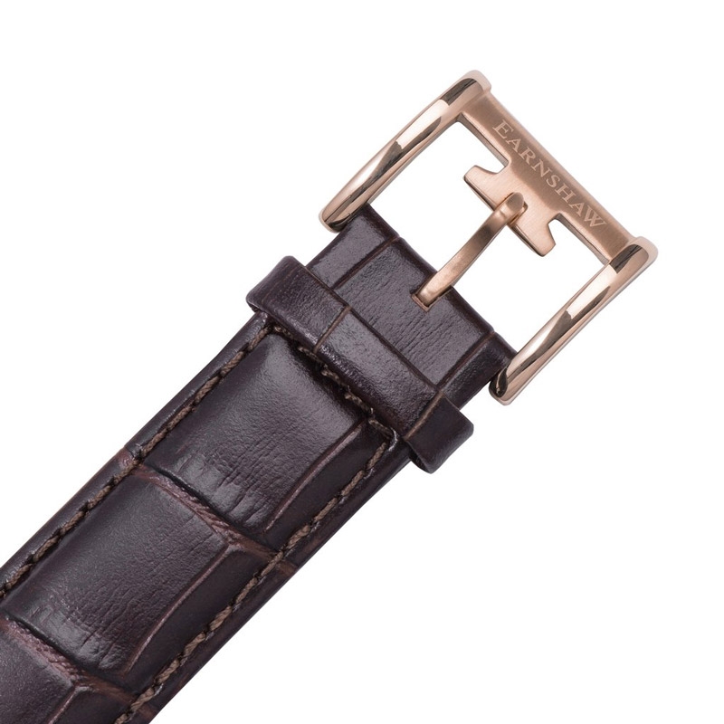 THOMAS EARNSHAW CORNWALL MULTI FUNCTION ES-8060-04 - NAM - KÍNH KHOÁNG - DÂY DA - PIN - SIZE 42MM - MÁY ANH QUỐC - Ảnh 4