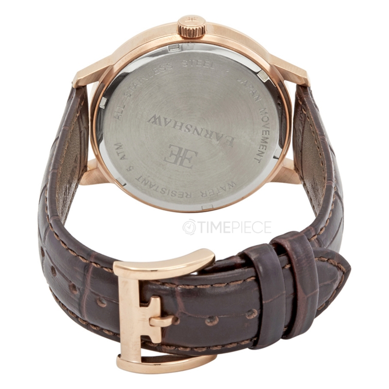 THOMAS EARNSHAW CORNWALL MULTI FUNCTION ES-8060-04 - NAM - KÍNH KHOÁNG - DÂY DA - PIN - SIZE 42MM - MÁY ANH QUỐC - Ảnh 6