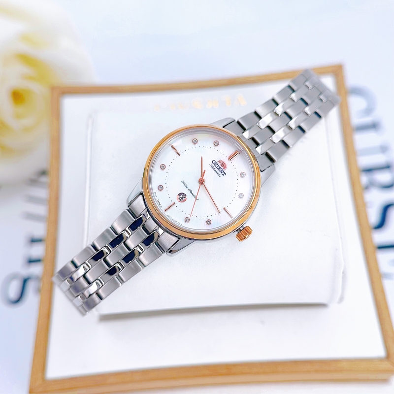 ORIENT CONTEMPORARY RA-NR2006A10B - NỮ - KÍNH KHOÁNG - DÂY KIM LOẠI - AUTOMATIC - SIZE 32MM - MÁY NHẬT - Ảnh 5