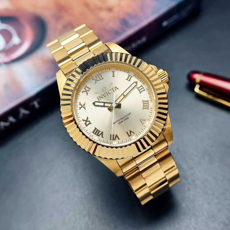 INVICTA DIVER 16739 - NAM - KÍNH KHOÁNG - DÂY KIM LOẠI - PIN - SIZE 44MM - MÁY HOA KỲ - Ảnh 5