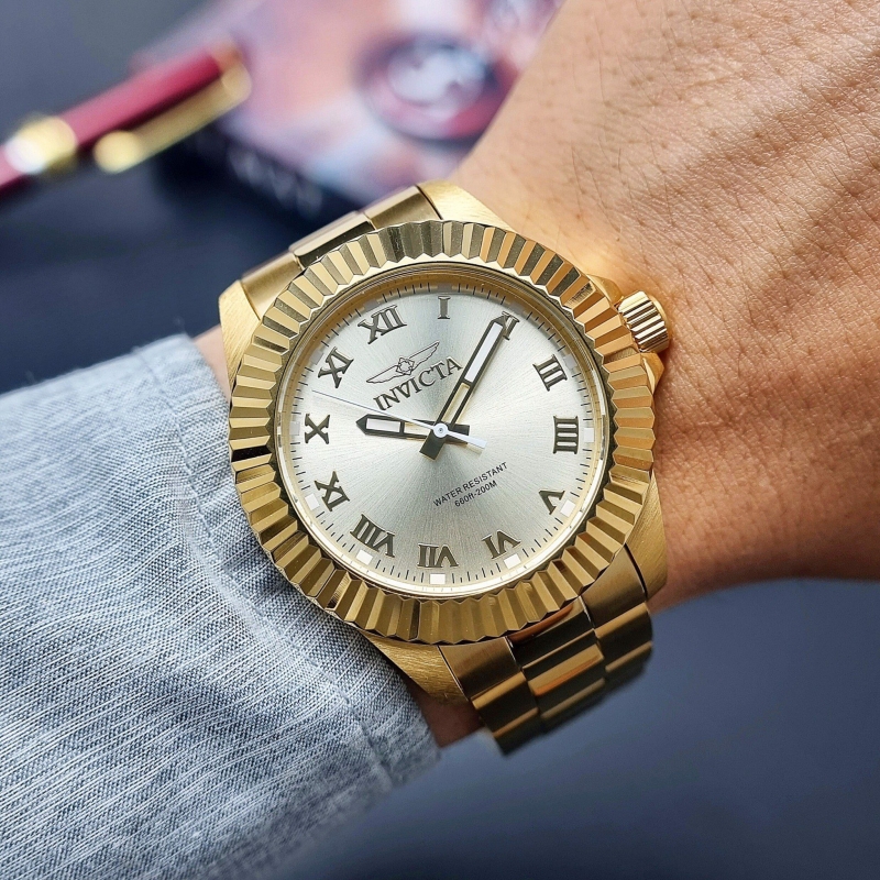 INVICTA DIVER 16739 - NAM - KÍNH KHOÁNG - DÂY KIM LOẠI - PIN - SIZE 44MM - MÁY HOA KỲ - Ảnh 6