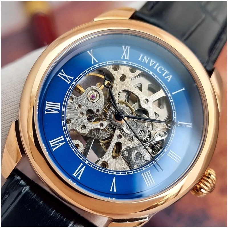 INVICTA 23538 - NAM - KÍNH KHOÁNG - DÂY DA - AUTOMATIC - SIZE 42MM - MÁY HOA KỲ - Ảnh 8