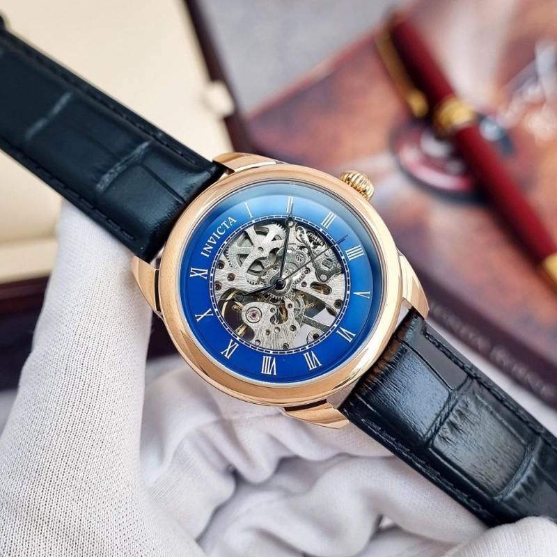 INVICTA 23538 - NAM - KÍNH KHOÁNG - DÂY DA - AUTOMATIC - SIZE 42MM - MÁY HOA KỲ - Ảnh 7