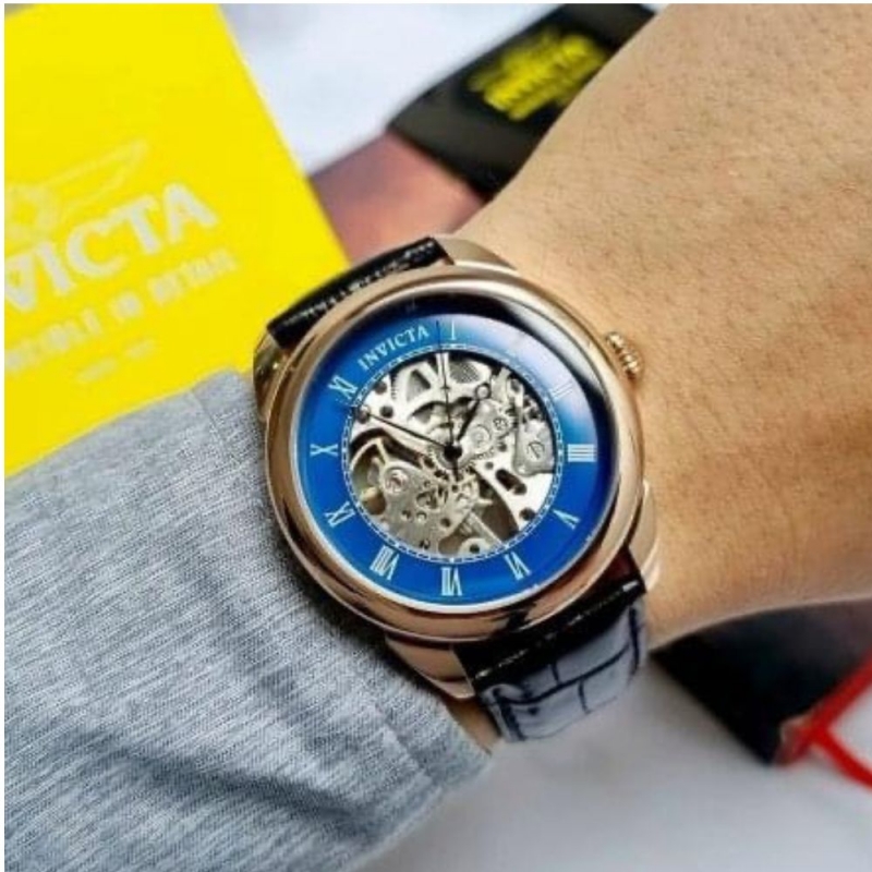 INVICTA 23538 - NAM - KÍNH KHOÁNG - DÂY DA - AUTOMATIC - SIZE 42MM - MÁY HOA KỲ - Ảnh 5