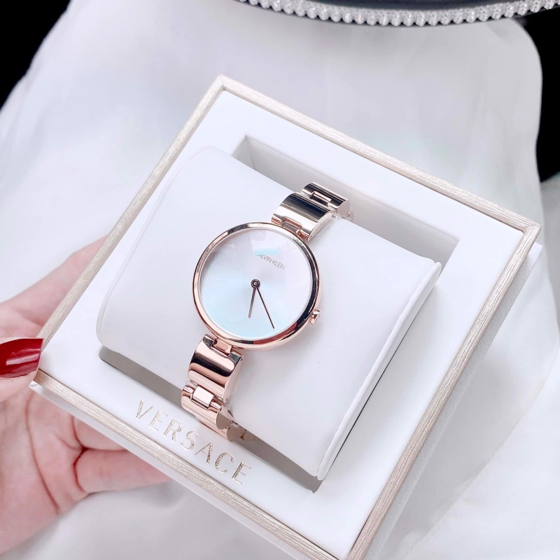 CALVIN KLEIN K9U23646 - NỮ - KÍNH KHOÁNG - DÂY KIM LOẠI - PIN - SIZE 32MM - MÁY THỤY SỸ - Ảnh 7