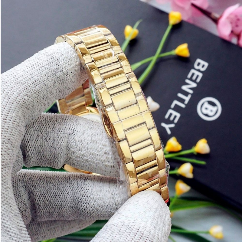 BENTLEY BL1858-102LKCI - NỮ - KÍNH SAPPHIRE - DÂY KIM LOẠI - PIN - SIZE 32MM - MÁY ĐỨC - Ảnh 3