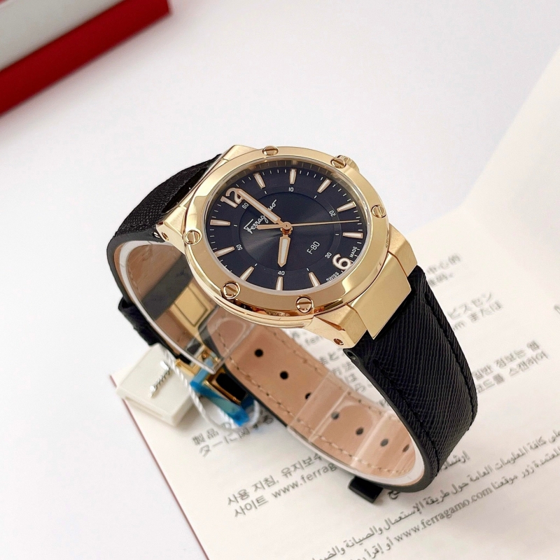 SALVATORE FERRAGAMO F-80 SSFDP00118 - NỮ - KÍNH SAPPHIRE - DÂY DA - PIN - SIZE 34MM - MÁY ITALIA - Ảnh 5