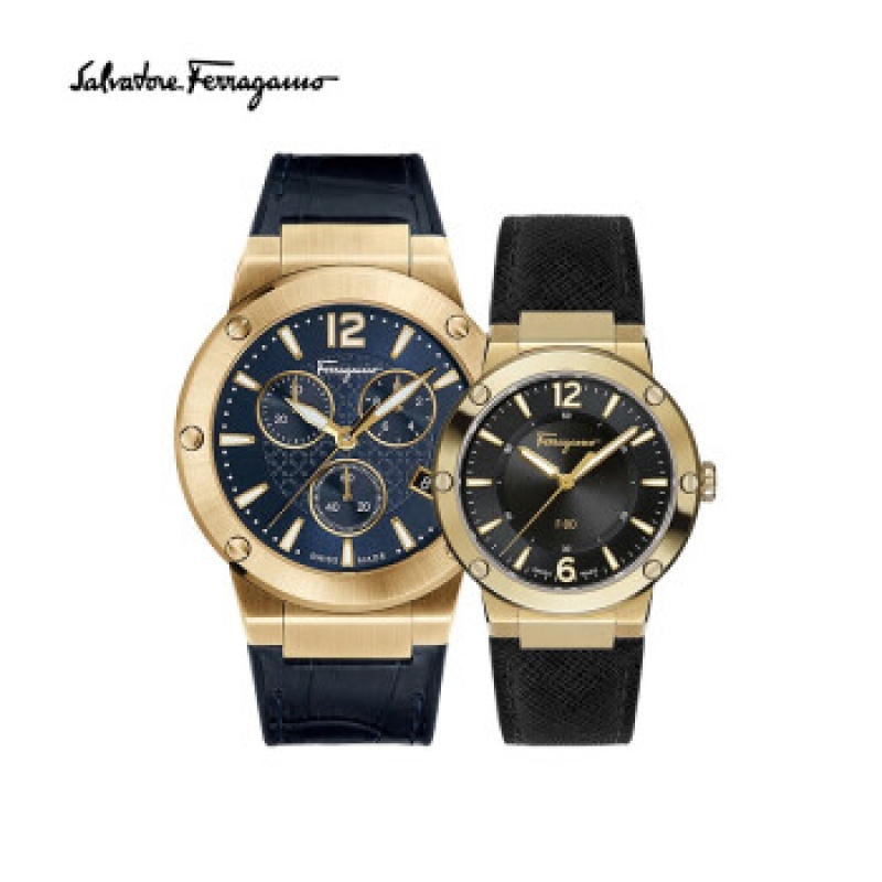 SALVATORE FERRAGAMO F-80 SSFDP00118 - NỮ - KÍNH SAPPHIRE - DÂY DA - PIN - SIZE 34MM - MÁY ITALIA - Ảnh 3
