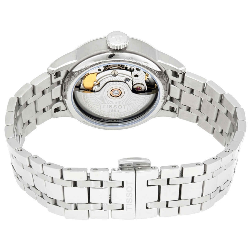 TISSOT CHEMIN DES TOURELLES T099.207.11.113.00 - NỮ - KÍNH SAPHIRE - DÂY KIM LOẠI - AUTOMATIC - SIZE 32MM - MÁY THỤY SỸ - Ảnh 6