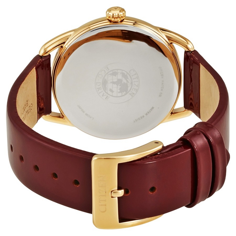 CITIZEN FE6083-05P - NỮ - KÍNH KHOÁNG - DÂY DA - ECO DRIVE - SIZE 34MM - MÁY NHẬT - Ảnh 6