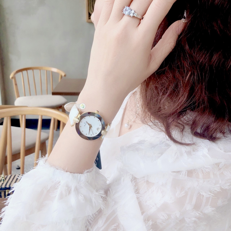 MATHEY TISSOT P311M - NỮ - KÍNH KHOÁNG - DÂY DA - PIN - SIZE 33MM - MÁY THỤY SỸ - Ảnh 5