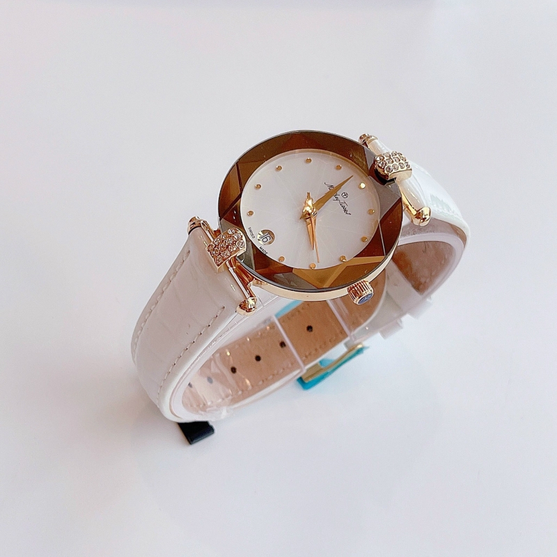 MATHEY TISSOT P311M - NỮ - KÍNH KHOÁNG - DÂY DA - PIN - SIZE 33MM - MÁY THỤY SỸ - Ảnh 3