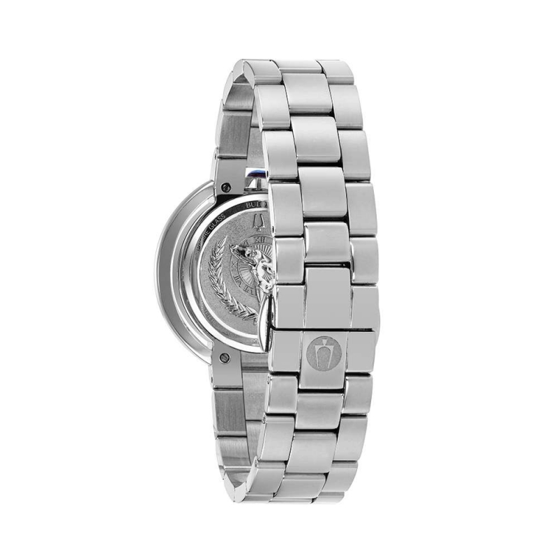 BULOVA 96P213 - NỮ - KÍNH SAPPHIRE - DÂY KIM LOẠI - PIN - SIZE 35MM - MÁY THỤY SỸ - Ảnh 3