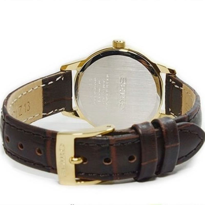 SEIKO SUR036P1 & SUR890P1 - ĐỒNG HỒ ĐÔI - KÍNH KHOÁNG - DÂY DA - PIN - SIZE 41&28 MM - MÁY NHẬT - Ảnh 2