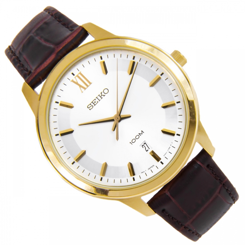 SEIKO SUR036P1 & SUR890P1 - ĐỒNG HỒ ĐÔI - KÍNH KHOÁNG - DÂY DA - PIN - SIZE 41&28 MM - MÁY NHẬT - Ảnh 3