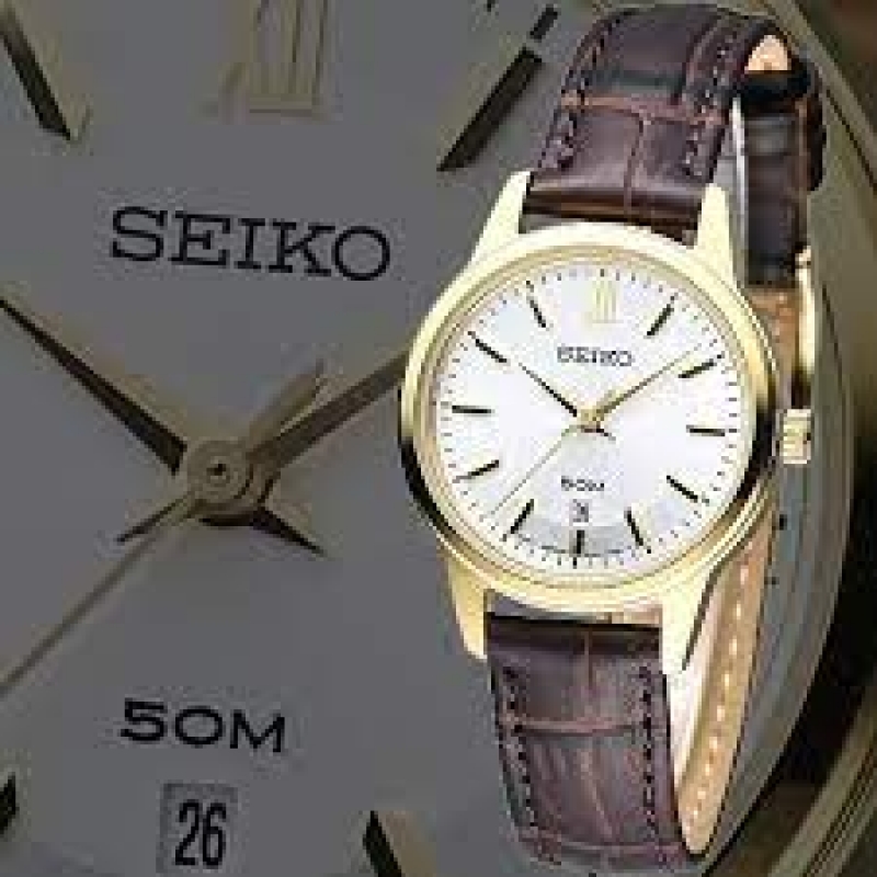SEIKO SUR036P1 & SUR890P1 - ĐỒNG HỒ ĐÔI - KÍNH KHOÁNG - DÂY DA - PIN - SIZE 41&28 MM - MÁY NHẬT - Ảnh 5