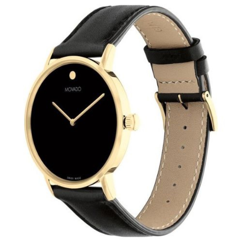 MOVADO MUSEUM SIGNATURE 0607591 & 0607599 - ĐỒNG HỒ ĐÔI - KÍNH SAPPHIRE - DÂY DA - PIN - SIZE 40&28 MM - MÁY THỤY SỸ - Ảnh 10