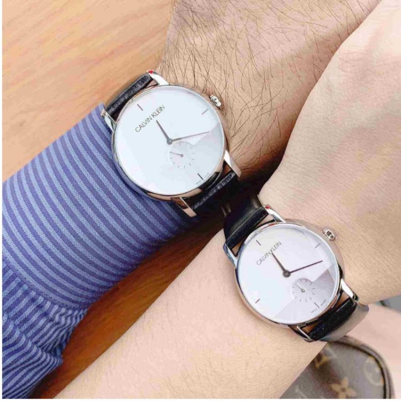 CALVIN KLEIN K9H2Y1C6 - NỮ - KÍNH KHOÁNG - DÂY DA - PIN - SIZE 32MM - MÁY THỤY SỸ - Ảnh 2