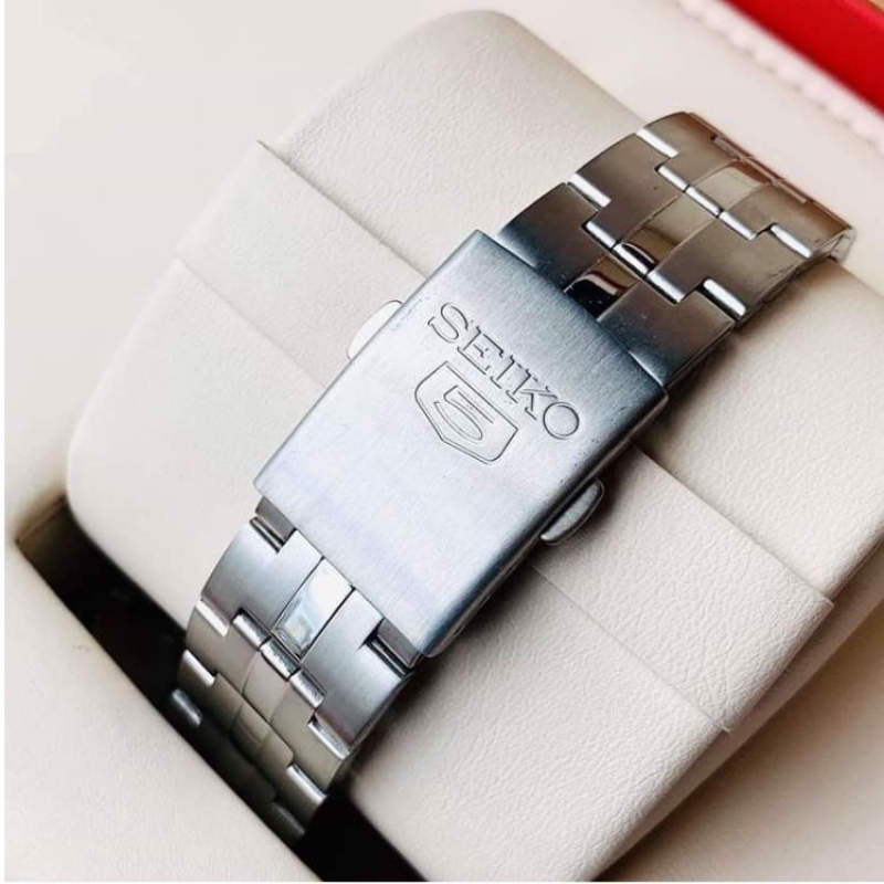 SEIKO 5 SNK559J1 - NAM - KÍNH KHOÁNG - DÂY KIM LOẠI - AUTOMATIC - SIZE 37MM - MÁY NHẬT - Ảnh 7