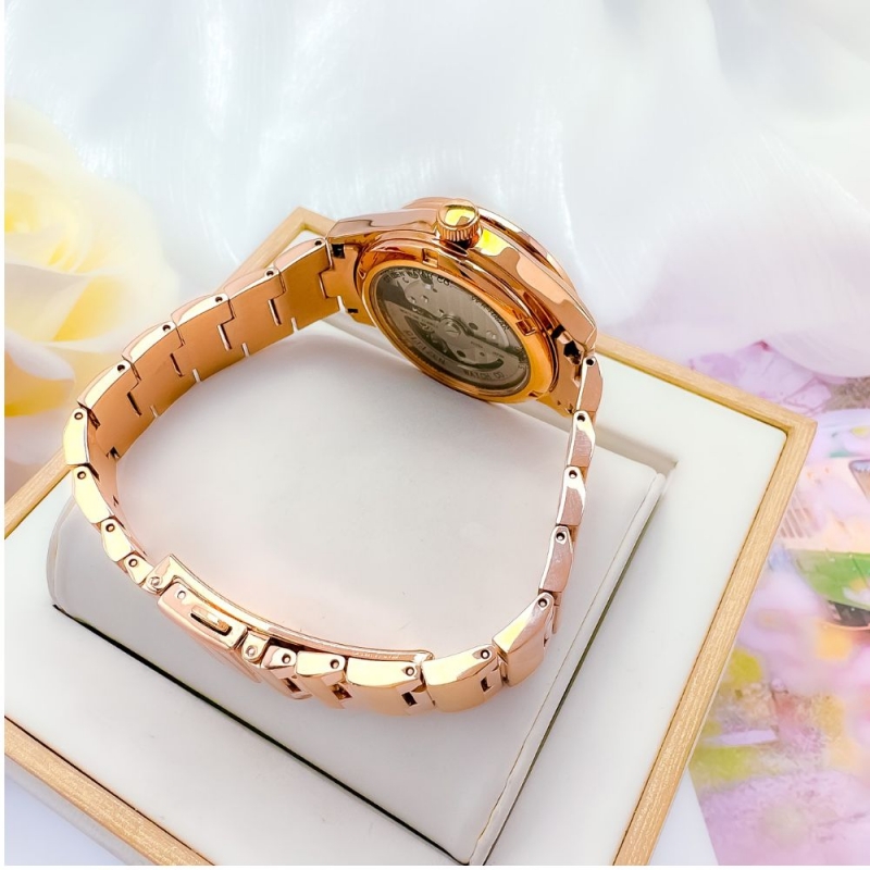 CITIZEN MECHANICAL FLOWER PC1007-81D - NỮ - KÍNH SAPPHIRE- DÂY KIM LOẠI - AUTOMATIC - SIZE 34MM - MÁY NHẬT - Ảnh 6