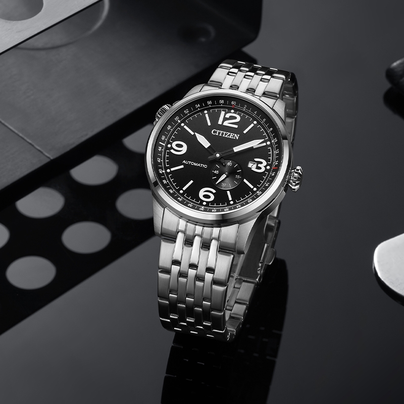 CITIZEN NJ0140-84E - NAM - KÍNH KHOÁNG - DÂY KIM LOẠI - AUTOMATIC - SIZE 42MM - MÁY NHẬT - Ảnh 3