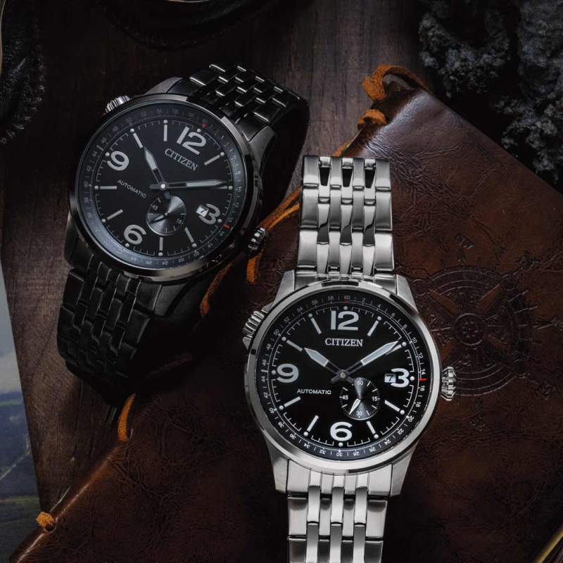 CITIZEN NJ0140-84E - NAM - KÍNH KHOÁNG - DÂY KIM LOẠI - AUTOMATIC - SIZE 42MM - MÁY NHẬT - Ảnh 4