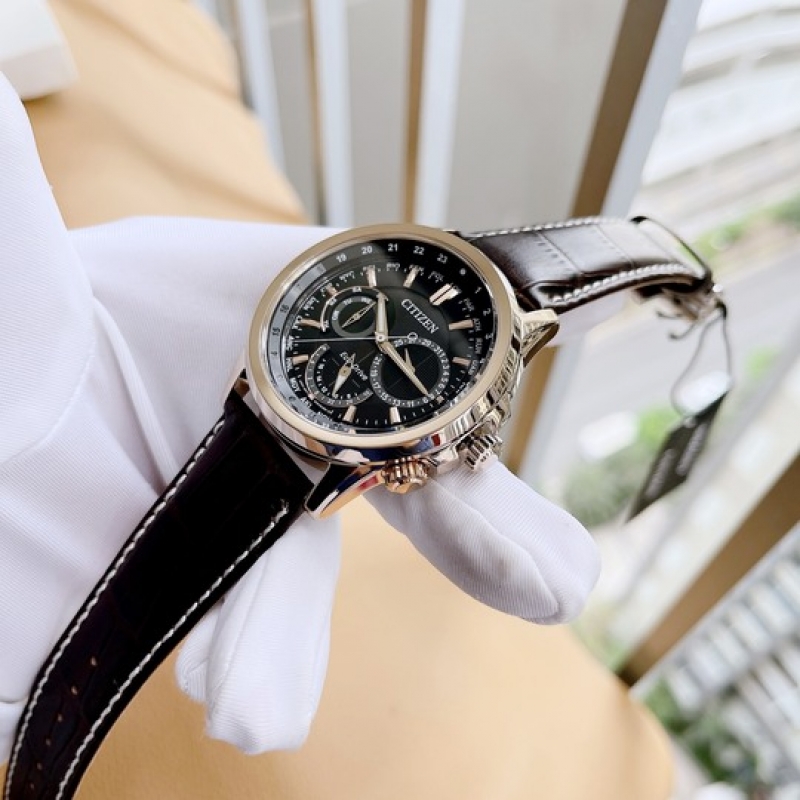 CITIZEN BU2023-12E - NAM - KÍNH KHOÁNG - DÂY DA - ECO DRIVE - SIZE 44MM - MÁY NHẬT - Ảnh 6