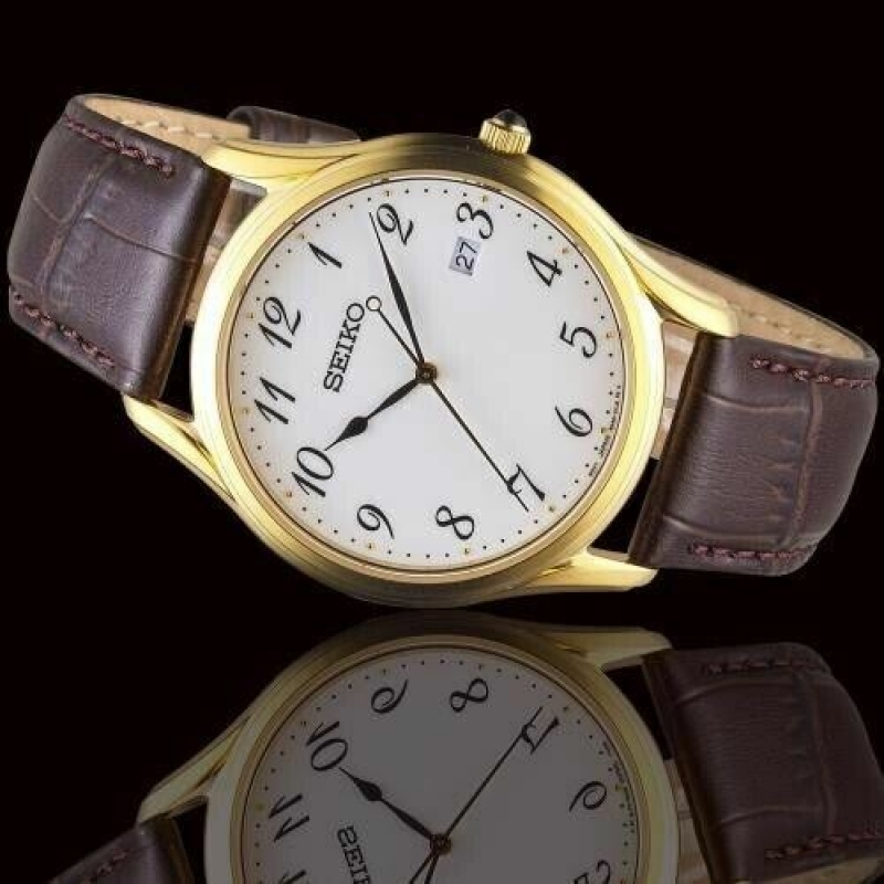 SEIKO SUR036P1 & SUR890P1 - ĐỒNG HỒ ĐÔI - KÍNH KHOÁNG - DÂY DA - PIN - SIZE 41&28 MM - MÁY NHẬT - Ảnh 6