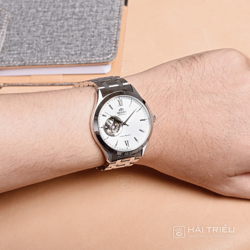 ORIENT GOLDEN EYE II FAG03001W0 - NAM - KÍNH SAPPHIRE - DÂY KIM LOẠI - AUTOMATIC - SIZE 38.5MM - MÁY NHẬT - Ảnh 6