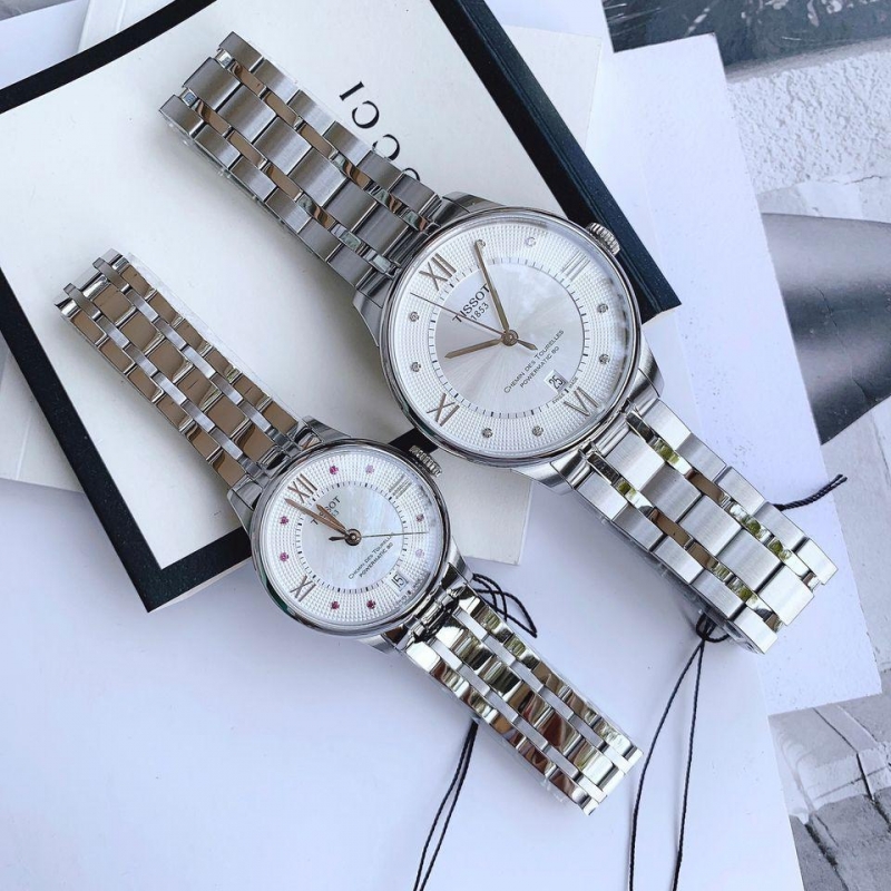 TISSOT CHEMIN DES TOURELLES T099.207.11.113.00 - NỮ - KÍNH SAPHIRE - DÂY KIM LOẠI - AUTOMATIC - SIZE 32MM - MÁY THỤY SỸ - Ảnh 3